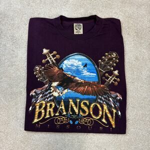 Eagle Products Branson Missouri Graphic T-Shirt Eagle Guitars Size XL